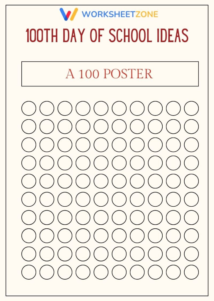 100th Day Of School Ideas For Kindergarten Primary Grades
