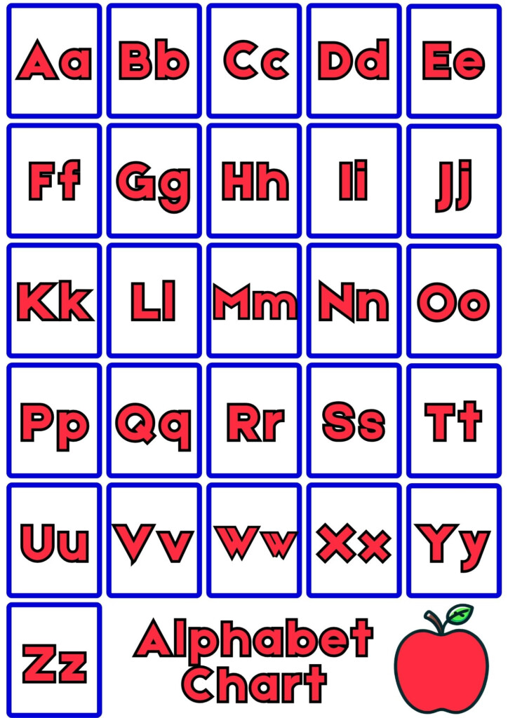 11 Free Printable Alphabet Charts Teach Prints