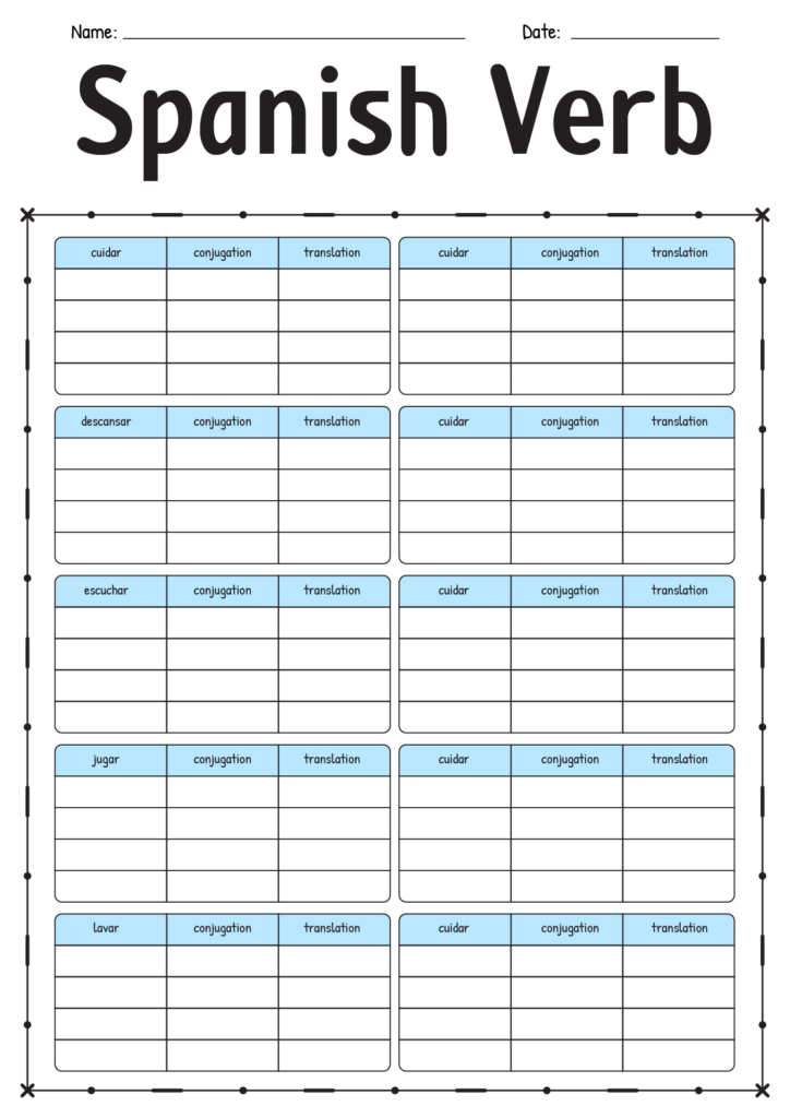 12 Conjugation Present Tense Verb Worksheet Free PDF At Worksheeto