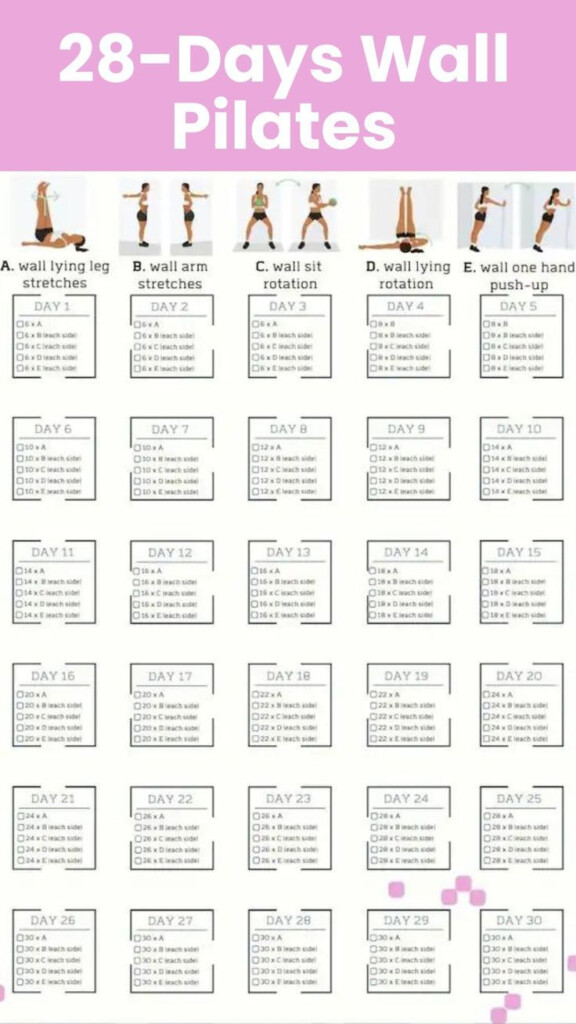 28 Day Wall Pilates Challenge