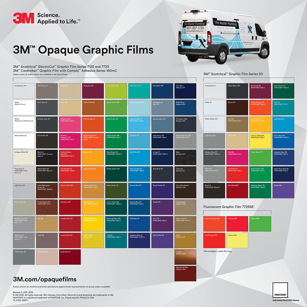 3M Vinyl Wrap Premium Vinyl Film For Vehicle Wraps And Graphics