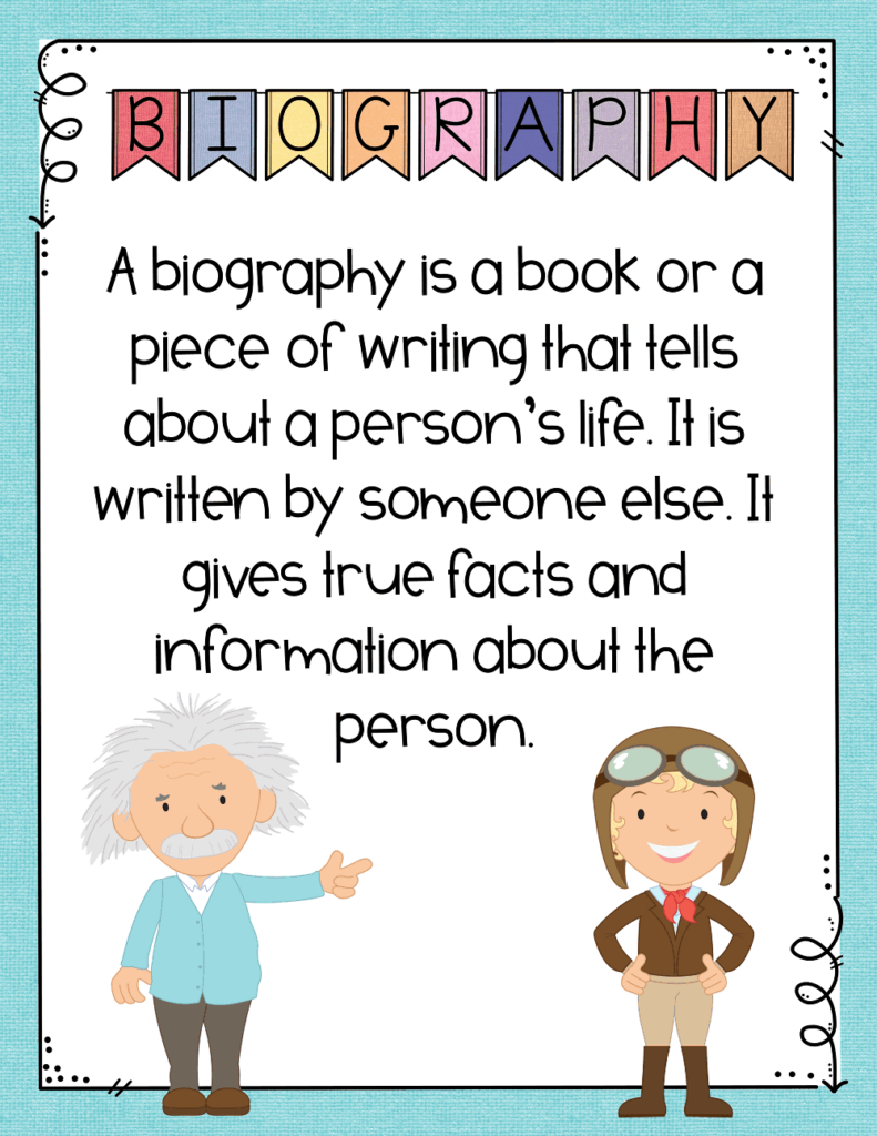 Biography Report Templates And Graphic Organizers