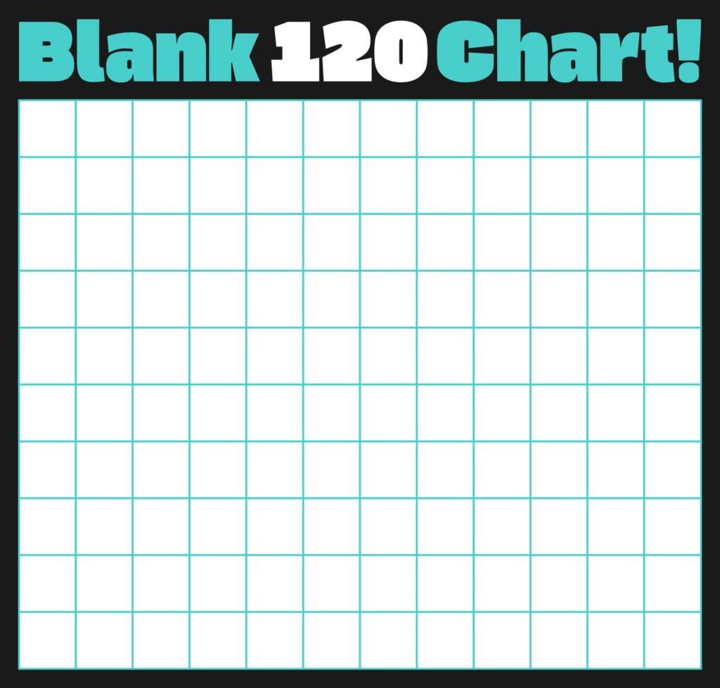 Blank 120 Chart 10 Free PDF Printables Printablee