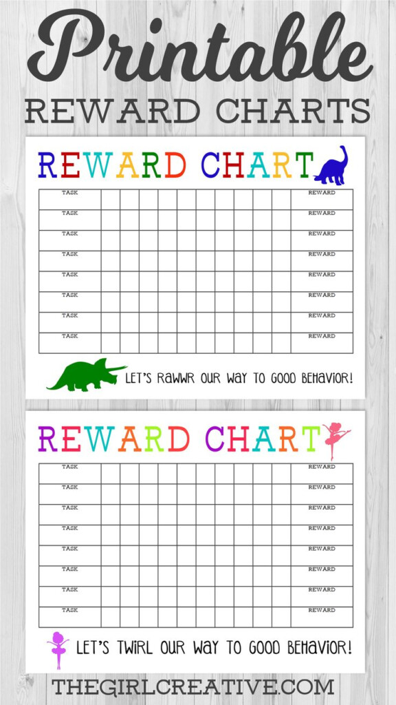Blank Reward Chart Printable