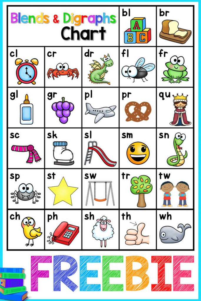 Blends Digraphs Chart FREE