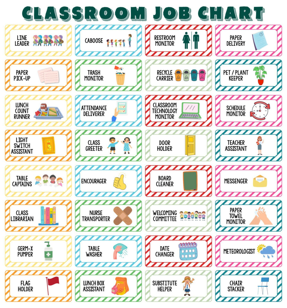 Boho S Chart For Classroom Classroom Helpers Free Printables Printable Word Searches Class Job