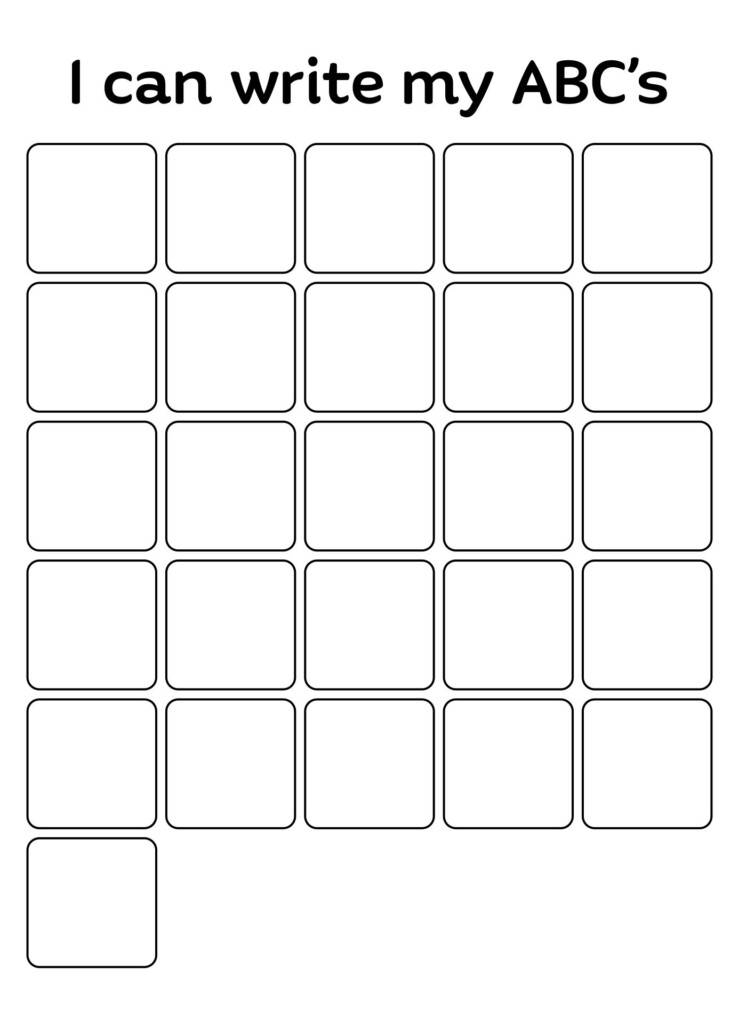 Chart Full Page Alphabet ABC 10 Free PDF Printables Printablee