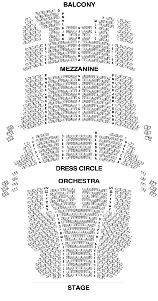 CIBC Theatre Seating Chart Theatre In Chicago