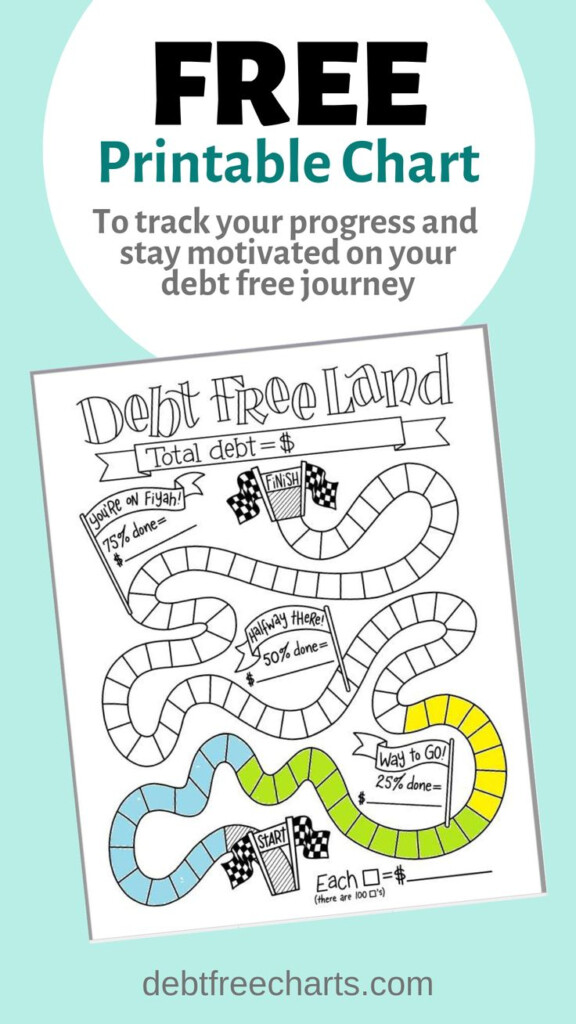 Debt Free Land FREE Printable Chart Debt Free Land FREE Printable Chart