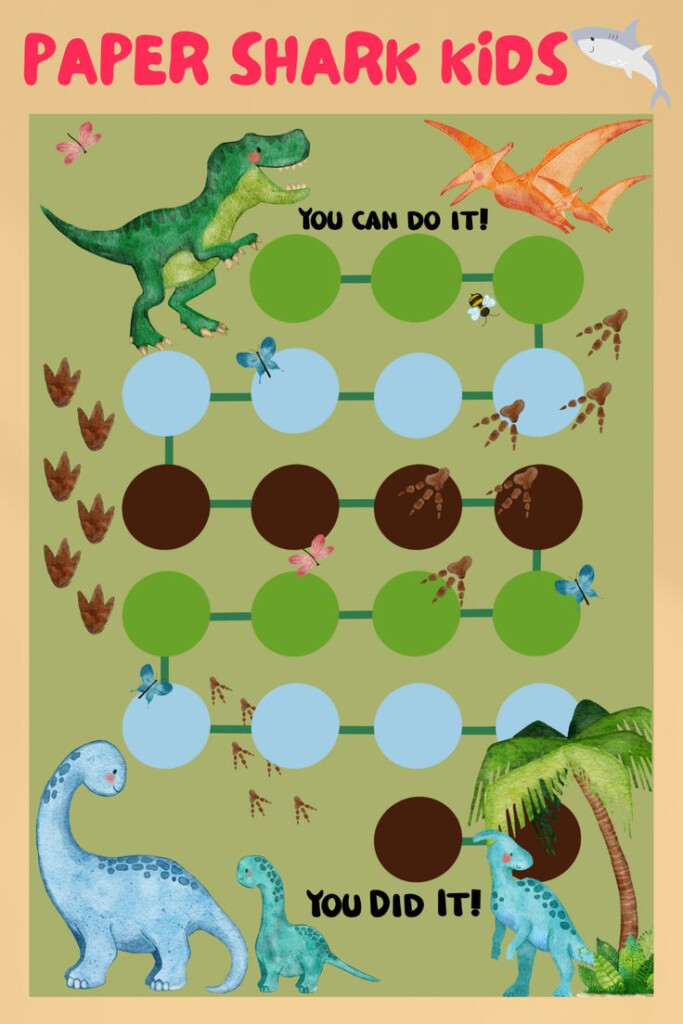 Dinosaur Reward Chart Reward Chart Chore Chart Sticker Chart Potty Training Chart