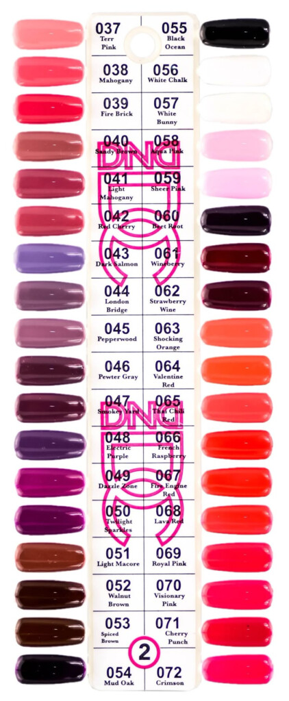 DND DC Color Swatches