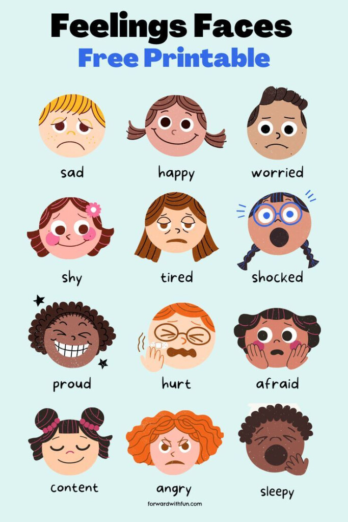 Feelings Faces Activity Social Emotional Learning
