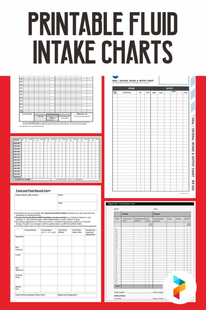 Fluid Intake Charts 10 Free PDF Printables Printablee