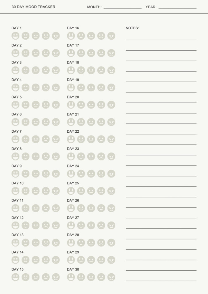 Free And Customizable Mood Templates