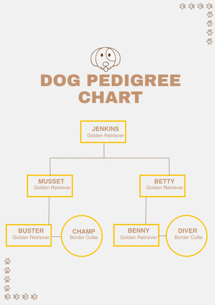 Free Dog Pedigree Chart Template To Edit Online