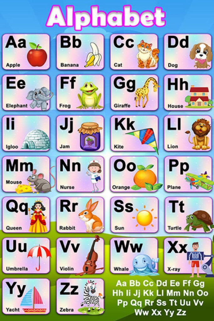 Free Large Printable Alphabet Poster