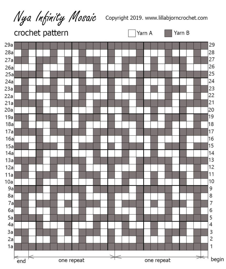 Free Printable Mosaic Crochet Patterns Printable Party Favors