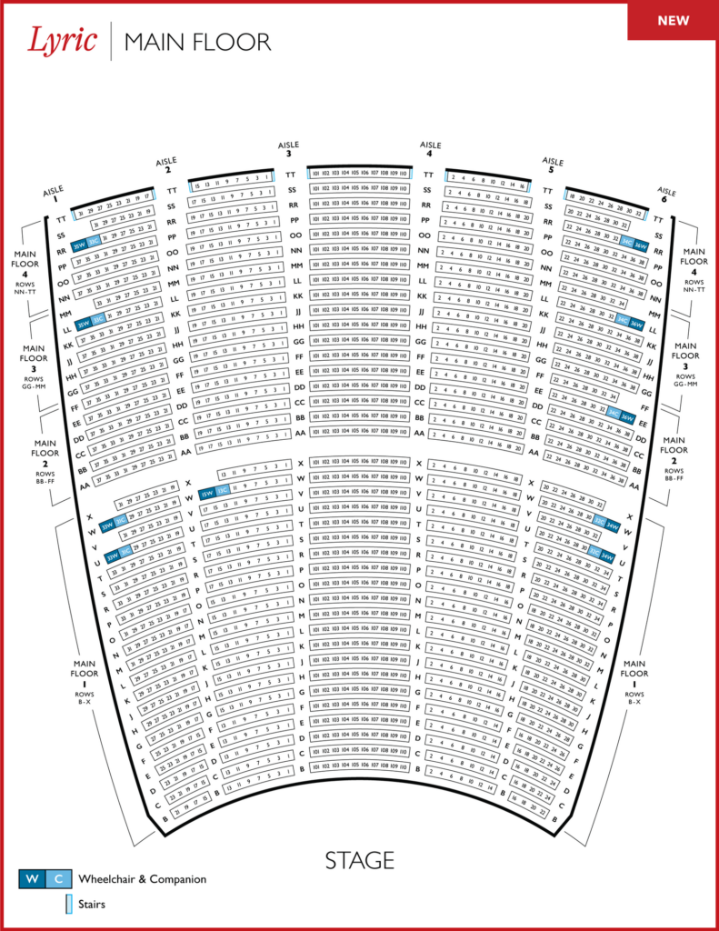 Lyric Opera Of Chicago Seating Charts