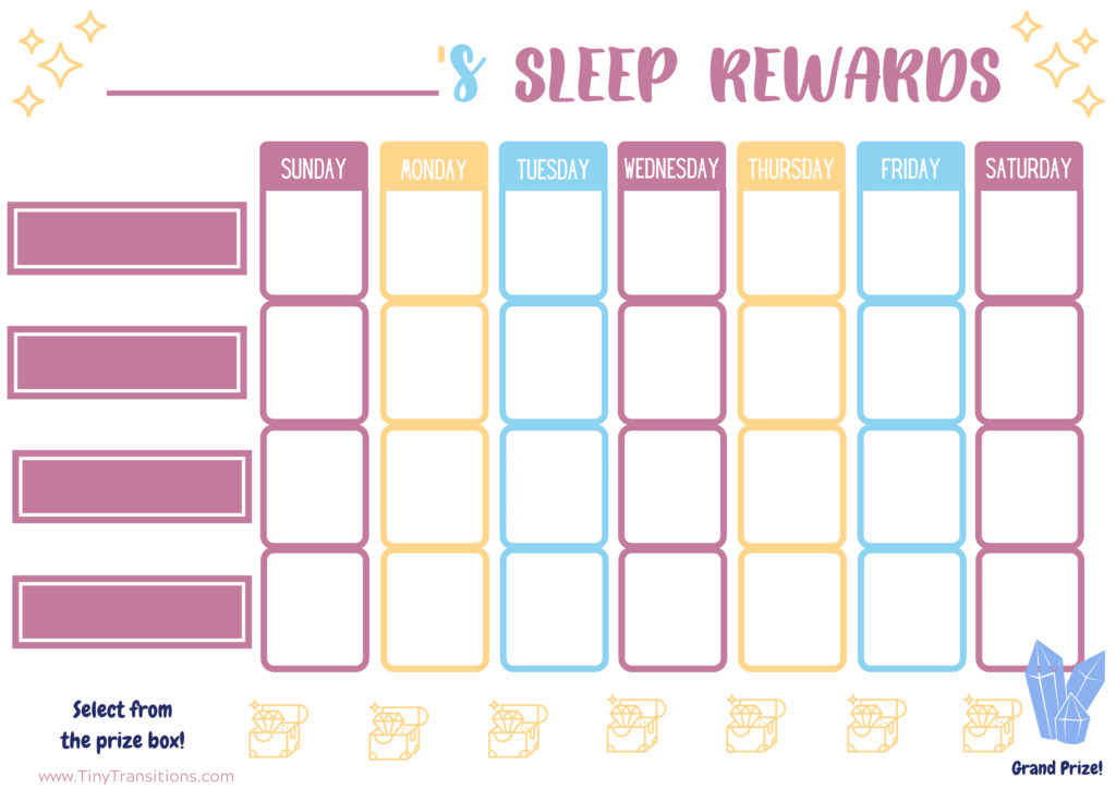 Nap Bedtime Reward Charts For Toddlers