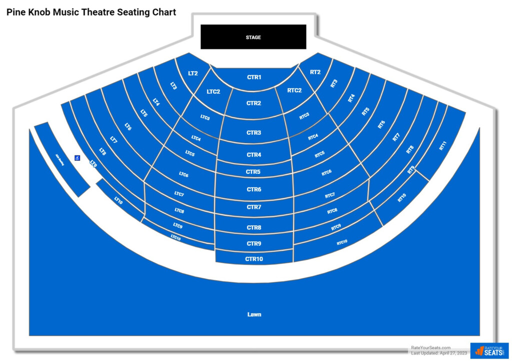 Pine Knob Music Theatre Seating Chart RateYourSeats