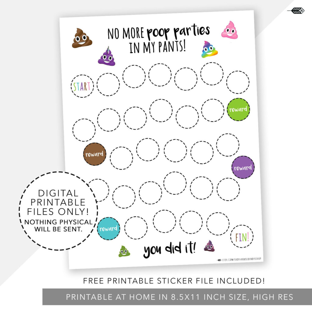 Poop Reward Chart Etsy Australia