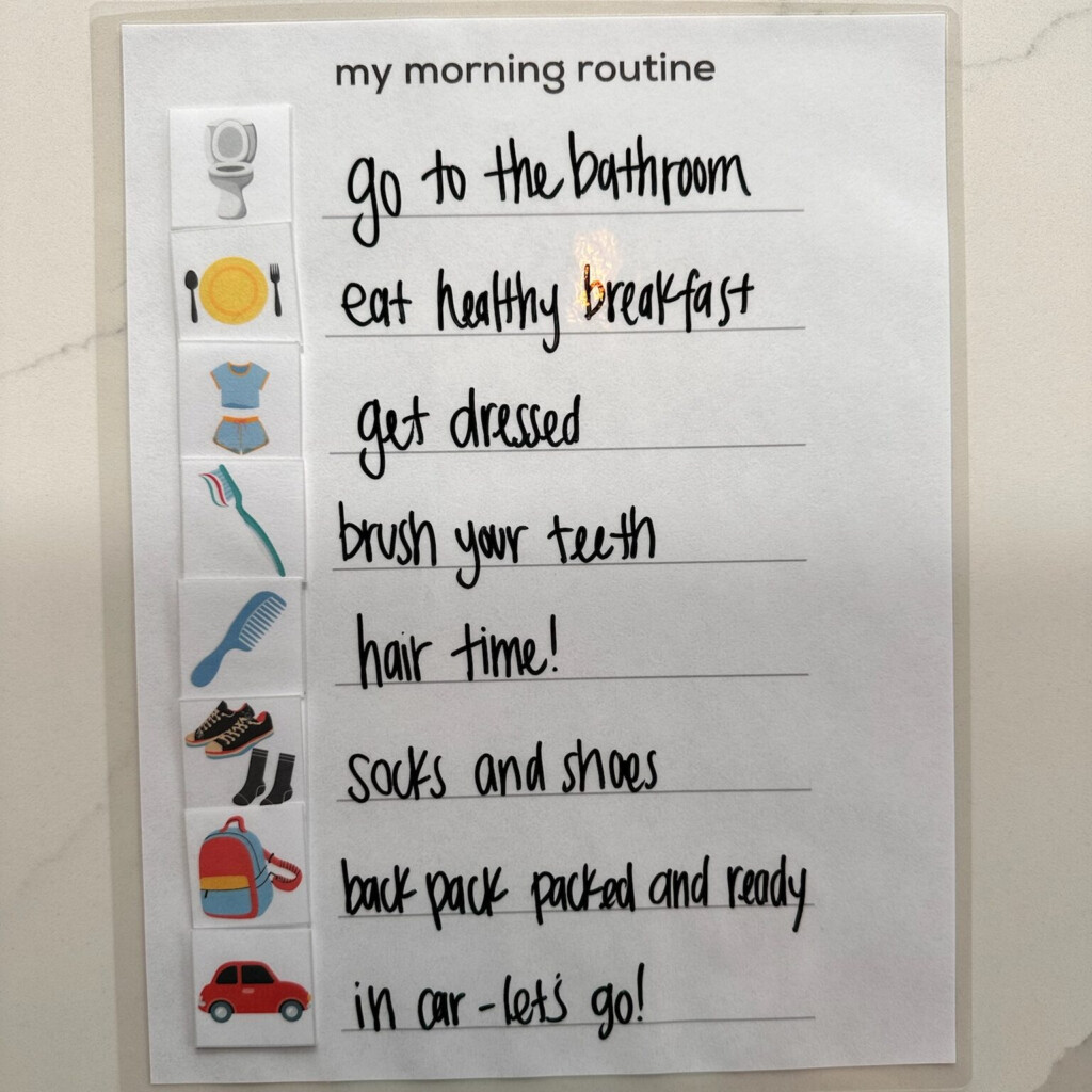 Preparing And Using Your Printable Routines For ADHD Kids Thechildhoodcollective