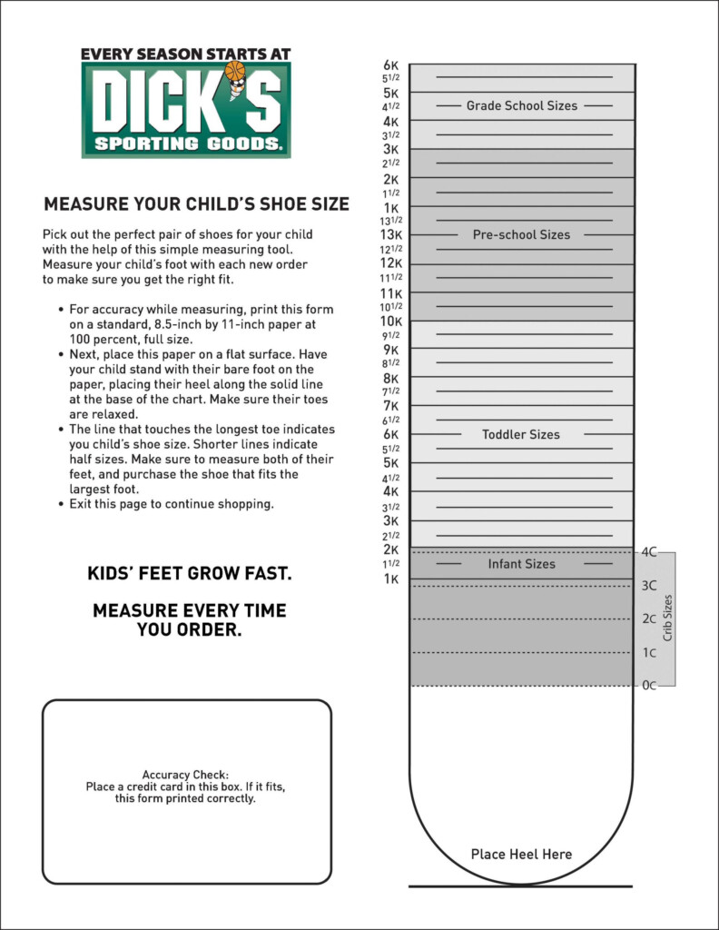 Printable Boys Shoe Size Chart Inches Printable Childrens Shoe Sizes In Inches Feet Toddler Shoe Size