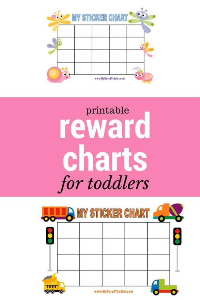 Printable Reward Charts My Bored Toddler