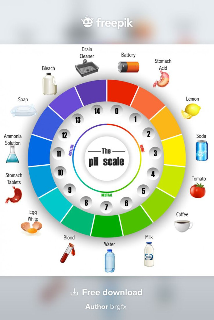 The Ph Scale Wheel Free Vector The Ph Scale Wheel Free Vector