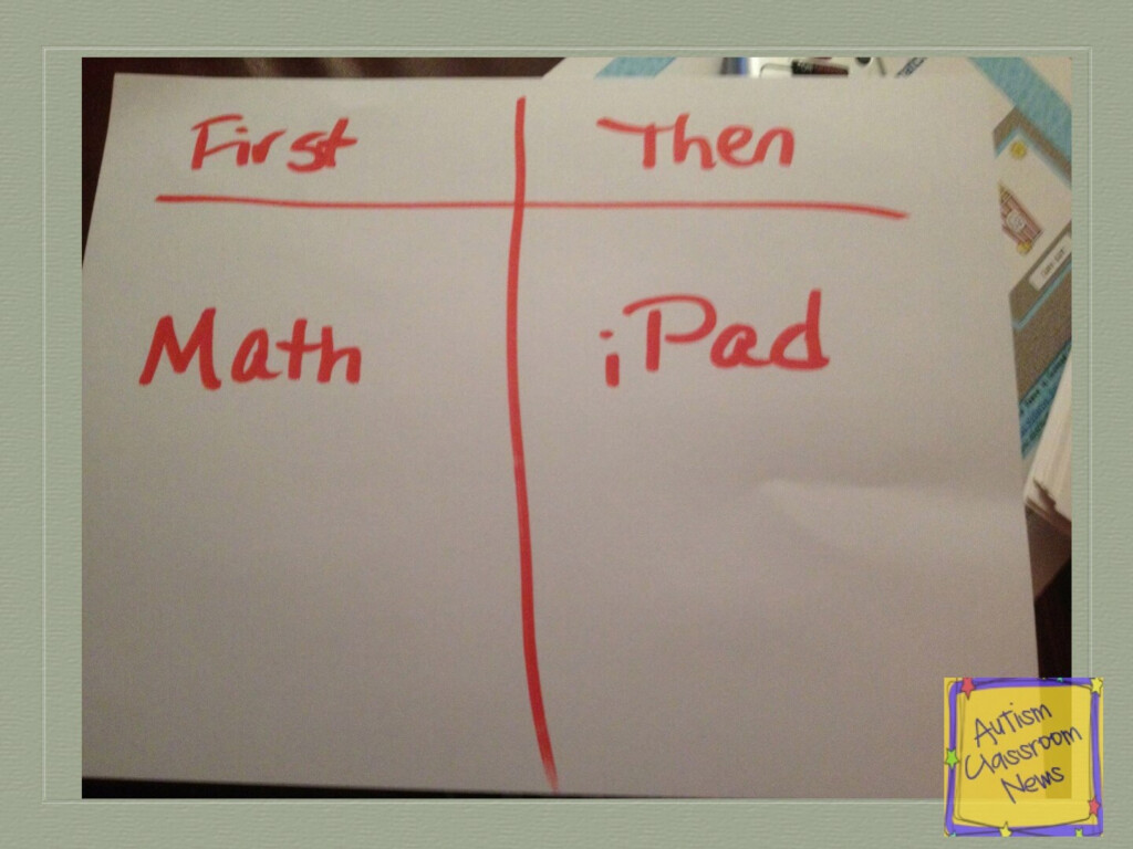 Visual Schedule Series First Then Schedules Freebie Autism Classroom Resources